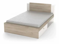 Sale Pack Dorm. Nórdico Izzy Mate/Roble Kronberg: Cama y Cómoda Blanco