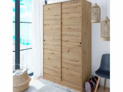 Sale Pack Dormitorio: Cabecero 135/150 cm, 2 Mesitas, Cómoda, Armario Roble/ Gris