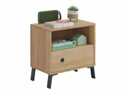 Pack Habitación Matrimonio Clim Industrial: Cabecero, 2 Mesitas, Armario, Cómoda