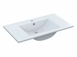 Best Pack Muebles Baño Aruba Estilo Industrial Cemento Mueble, Espejo, Lavamanos Gris