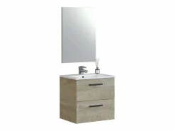 Pack Muebles Baño Aruba Melamina - Roble Alaska