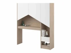 Pack muebles Child dormitorio juvenil roble Jackson/ mate