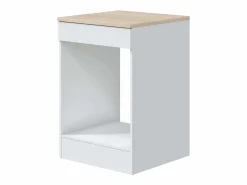 Pack Muebles Cocina Kira 10 Módulos Nórdico Brillo Roble Canadian
