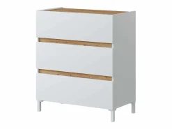 Pack muebles dorm. doble Tempus Artik y roble Nodi