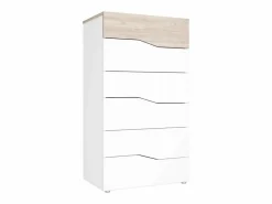Online Pack Muebles Dormitorio Asimetric Cabecero, 2 Mesitas, Cómoda /Roble Dormitorio Completo
