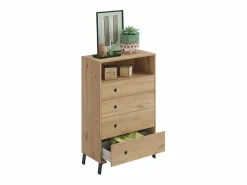 Pack Muebles Dormitorio Camila: Armario, Cómoda, Mesita, Cabecero