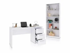 Online Pack office Sasha Plus Blanco Artik (Blanco Mate) Mesa De Ordenador