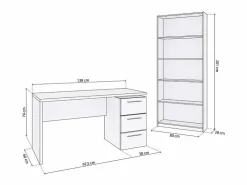 Online Pack office Sasha Plus Blanco Artik (Blanco Mate) Mesa De Ordenador