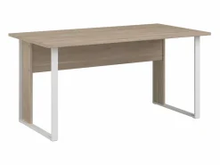 Pack oficina Veltis blanco y madera claro(mesa + cajonera + 2 estanterías) Color natural claro / Blanco