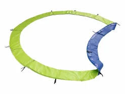 Happy Garden Pack Premium Trampolín 245cm reversible / azul CANBERRA + red, escalera, funda y kit de anclaje -