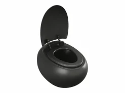 Outlet Pack WC flotante, cerámica mate con bastidor y placa de accionamiento HURO II Inodoro Suspendido