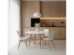 New Packs 4 sillas 48 x 82 cm Blanco