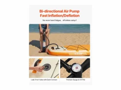 Outlet Paddle Inflable SucceBuy, 353,6 cm, Tabla de Paddle Surf, Ultraligera, con Accesorios de Bomba, Mochila, Cubierta Antideslizante para Jóvenes y Adultos Multicolor