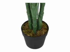 Clearance Palmera artificial 28 hojas 120 cm Verde