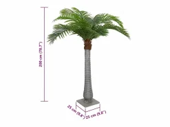Palmera artificial 15 hojas 200 cm