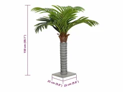 Palmera artificial 12 hojas 150 cm