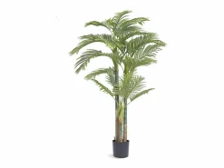 Palmera Artificial de Caña Dorada de 2 m de SucceBuy, Decoración Vegetal Realista de Imitación