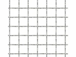Sale Panel de malla de jardín alambre rizado 50x50cm 11x11x2mm acero ES459837 Plateado