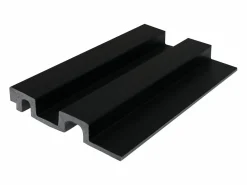 Discount Vente-unique Panel de pared 3D - Paquete de 2,83 m² - Efecto madera negra - Paquete de 8 - FLINT Negro