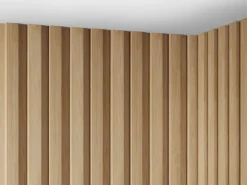 Hot Vente-unique Panel de pared 3D, paquete de 2,83 m², color madera natural, juego de 8 piezas, FLINT Color natural claro