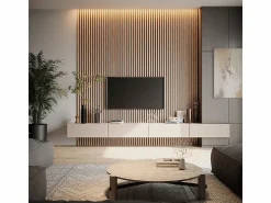 Best Vicco panel de pared roble 120x1.8x40 akustikpaneel Color natural claro
