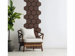 Online Panel de pared 62x76x2 cm marrón Marru00f3n