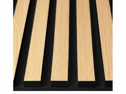 New Panel de pared 60x60x2.5 cm panel acústico natural para sonido Negro / Marru00f3n