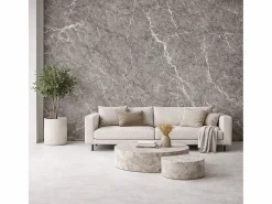 Panel decorativo efecto mármol gres porcelánico set de 6 piezas 4,3 m2 revestimiento de pared PVC en UV 120x60 Mármol