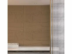Panel decorativo efecto roca piedra 3D juego de 10 piezas 7,2 m2 revestimiento de pared PU 120 x 60 x 3 Tufo