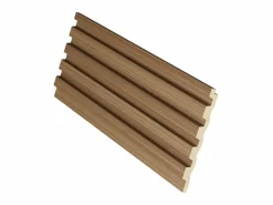 Clearance Vente-unique Panel mural 3D pack de 3,71 m² color madera natural lote de 8 piezas TATIANA Color natural oscuro