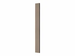 Hot Paneles Acústicos de Listones de Madera SucceBuy, Paneles de Pared de Madera MDF, para Decoración de Pared Interior Moderna, 240 x 20 cm Plateado