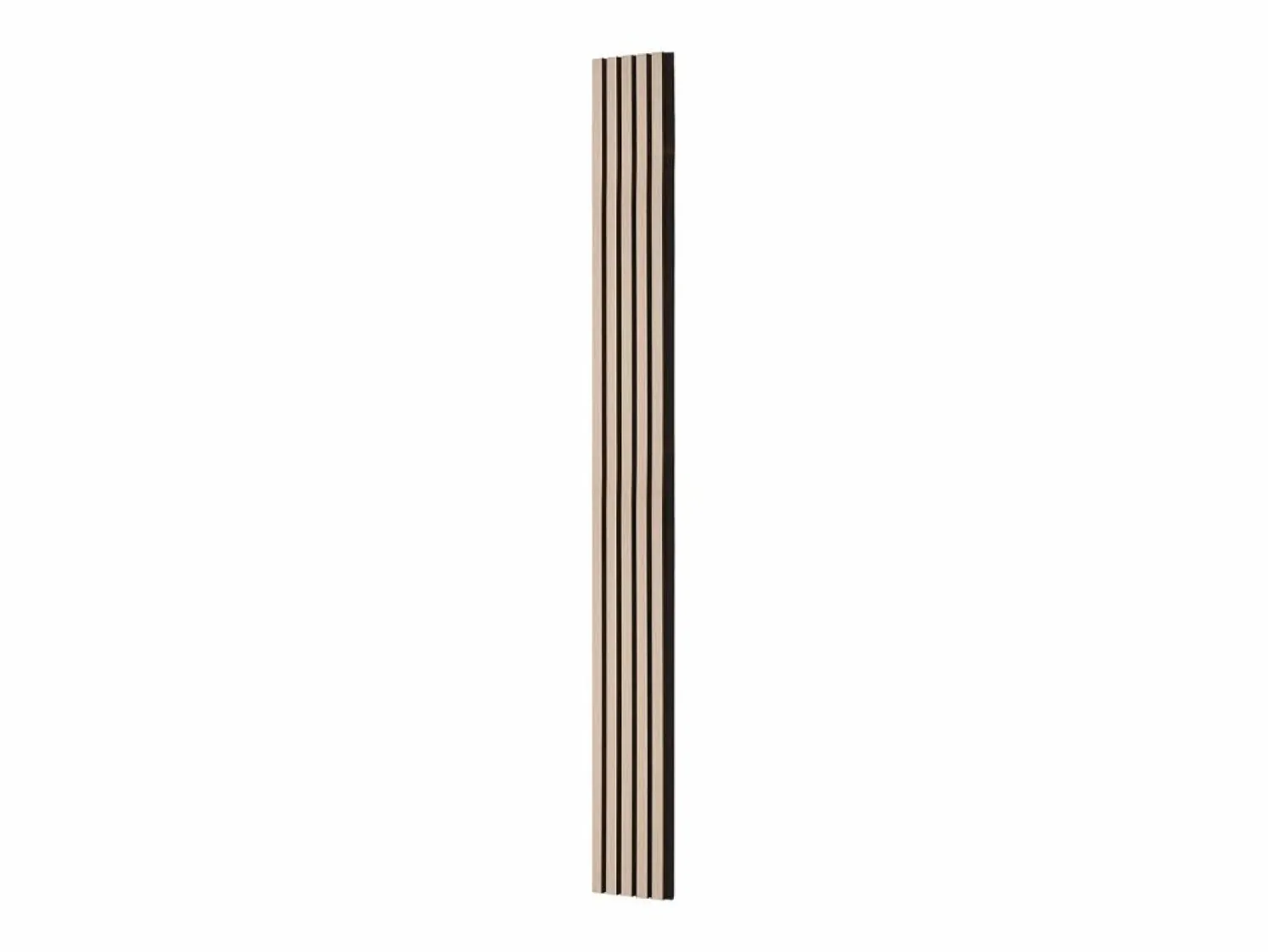 Hot Paneles Acústicos de Listones de Madera SucceBuy, Paneles de Pared de Madera MDF, para Decoración de Pared Interior Moderna, 240 x 20 cm Plateado