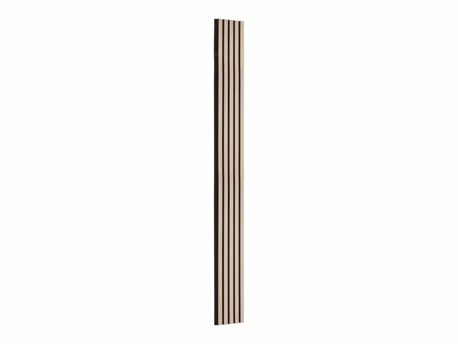 Hot Paneles Acústicos de Listones de Madera SucceBuy, Paneles de Pared de Madera MDF, para Decoración de Pared Interior Moderna, 240 x 20 cm Plateado