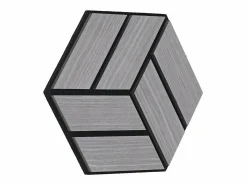 Hot Paneles acústicos 30x26 cm Gris Hexágono Panal Panel De Pared