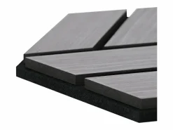 Paneles acústicos 30x26 cm Gris Hexágono Panal