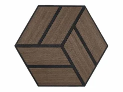 Online Paneles acústicos 30x26 cm Marrón Hexágono Panal Panel De Pared