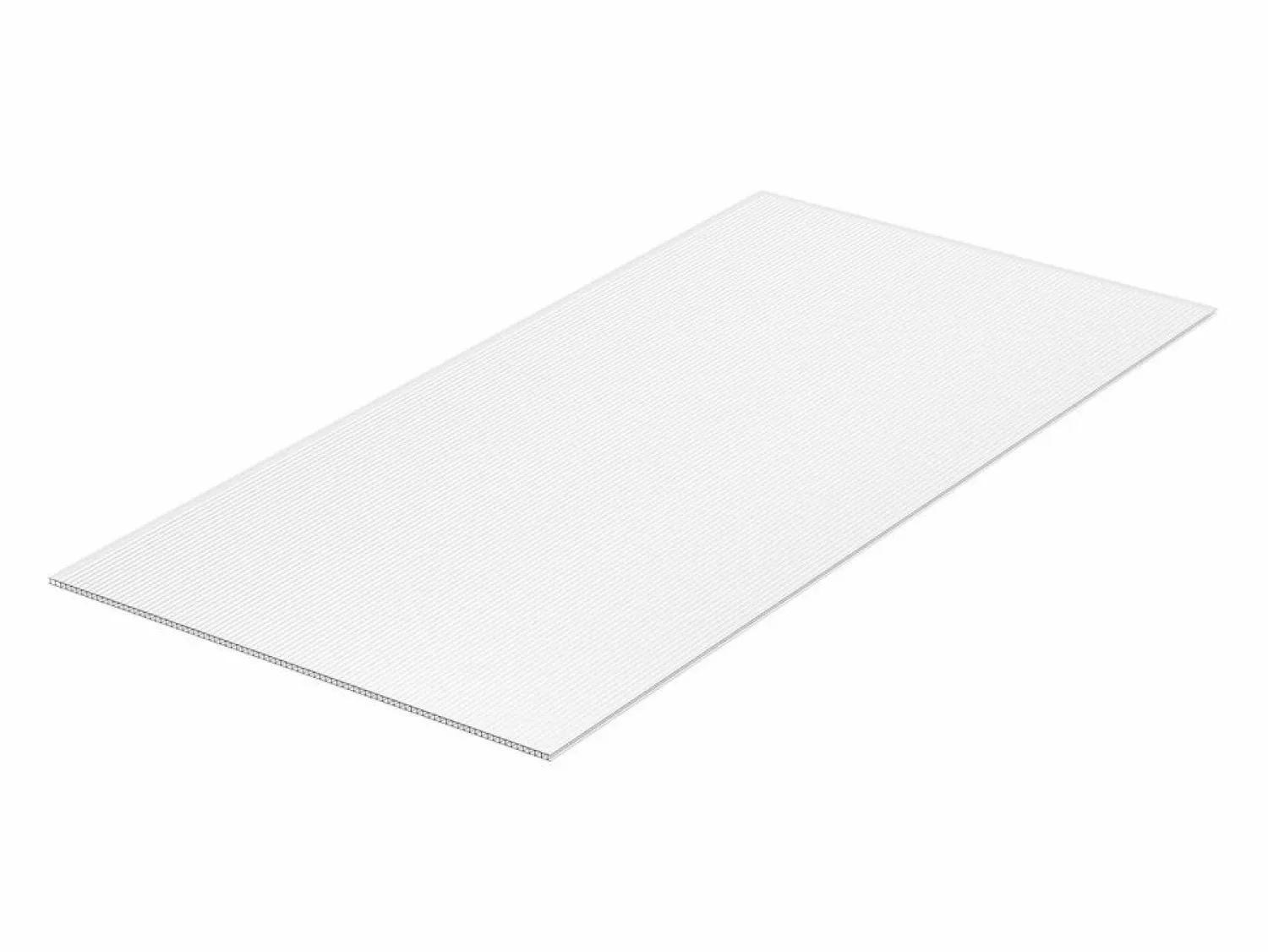Paneles de Invernadero SucceBuy de Policarbonato Lote de 5, 61cm X 122 cm X 0.8 cm Hojas de Techo