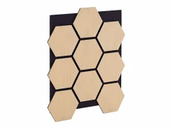 Outlet Paneles de pared 62x76 cm Hexágono natural Panel De Pared