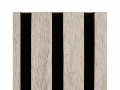Discount Paneles de pared 60x60x2.5 cm gris Negro / Gris
