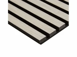 Discount Paneles de pared 60x60x2.5 cm gris Negro / Gris