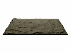 Best Paneles decorativos efecto piedra 3D (10 unidades, 7,2 m², revestimiento de pared de PU, 120 x 60 x 3 cm, volcán) Gris