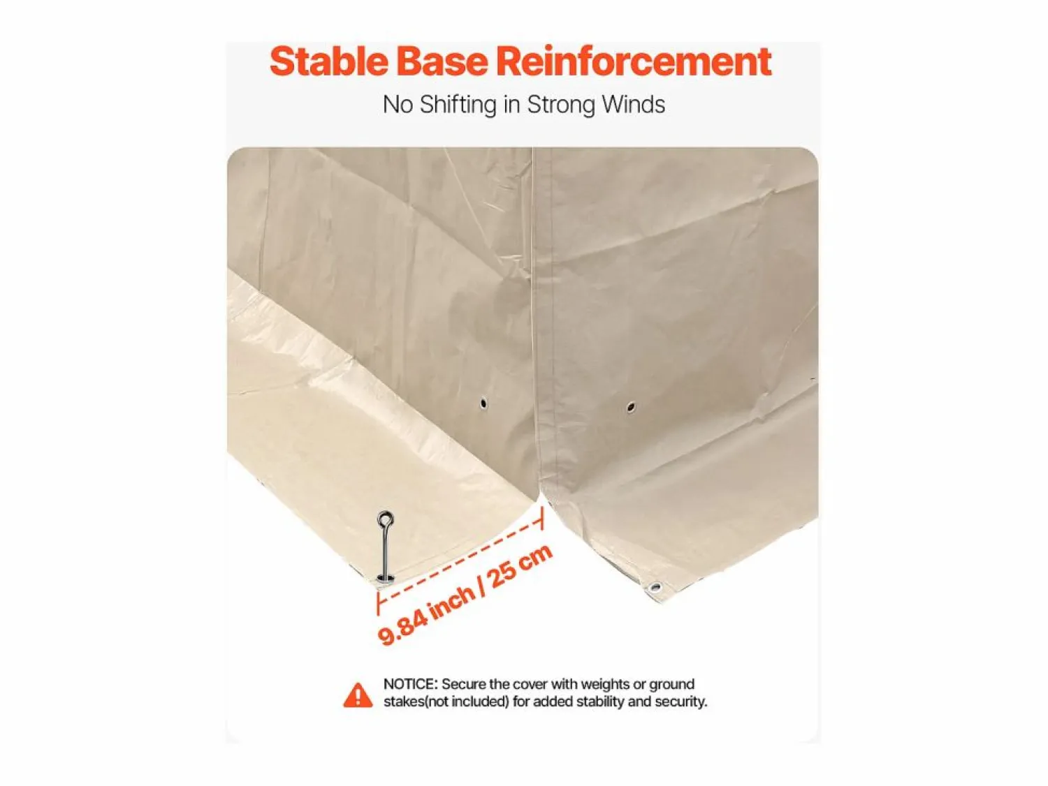 Best Paneles Laterales de Funda de Gazebo Invierno SucceBuy, 3,44x4,66 m, Cubierta de Gazebo Todas Estaciones, con Ventanas en Malla, Material PE de Alta Densidad Cenador Y Quiosco