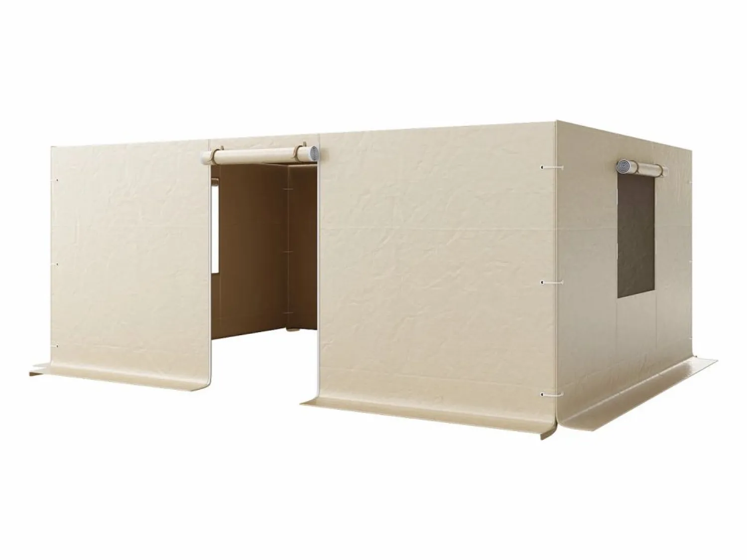 Best Paneles Laterales de Funda de Gazebo Invierno SucceBuy, 3,44x4,66 m, Cubierta de Gazebo Todas Estaciones, con Ventanas en Malla, Material PE de Alta Densidad Cenador Y Quiosco