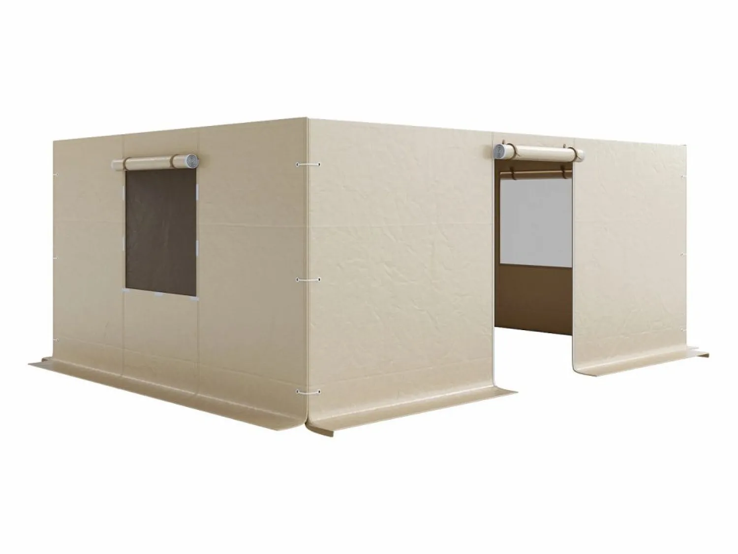 Best Paneles Laterales de Funda de Gazebo Invierno SucceBuy, 3,44x4,66 m, Cubierta de Gazebo Todas Estaciones, con Ventanas en Malla, Material PE de Alta Densidad Cenador Y Quiosco