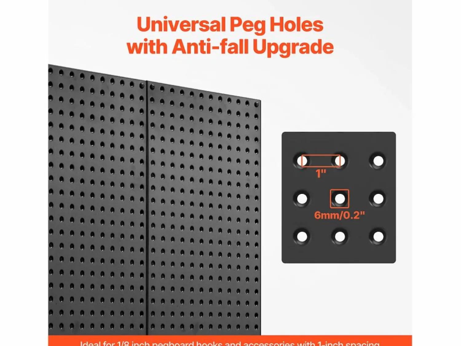 New Paneles Perforados de Metal SucceBuy, 2 Paneles, 609,6 x 304,8 mm, para Herramientas de Taller Panel De Pared