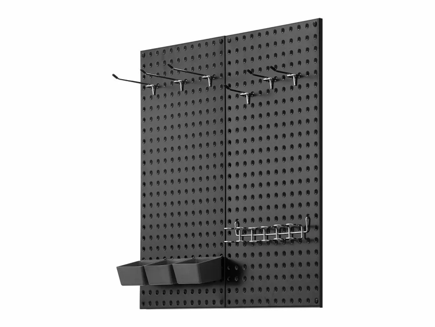 New Paneles Perforados de Metal SucceBuy, 2 Paneles, 609,6 x 304,8 mm, para Herramientas de Taller Panel De Pared