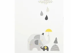 New Sauthon Papel Adhesivos murales Elefante Gris