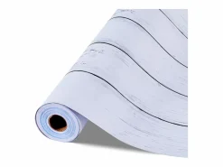 Hot Papel Pintado Adhesivo de Pared SucceBuy, 45 cm x 15 m, Rollo Papel Pintado Autoadhesivo en Vinilo, Motivo Textura Madera Blanca, Impermeable Papel Pintado|Papel Pintado