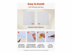 Sale Papel Pintado Adhesivo de Pared SucceBuy, 45 cm x 10 m, Rollo Papel Pintado Autoadhesivo en Vinilo, Motivo Textura Madera Blanca, para Revestimiento de Pared Papel Pintado|Papel Pintado