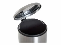 Best Papelera de acero inoxidable de 30 l con pedal y tapa abatible, con cubo interior, para cocina y baño (29,2 x 29,2 x 62,9 cm) Cubo De Basura Para Cocina
